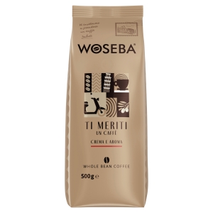 Kawa ziarnista Woseba 500g Ti meriti Crema e aroma