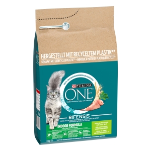 Purina ONE Bifensis Indoor granulat dla kotów indyk 3 kg
