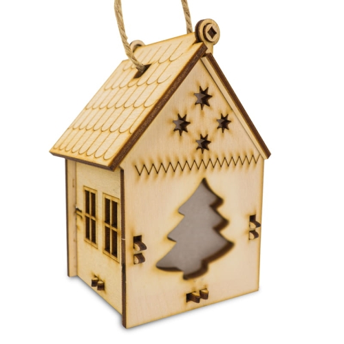 Deku - Latarenka Świąteczna drewniana Lampion na lampkę LED 7x10x6 cm 3.jpg