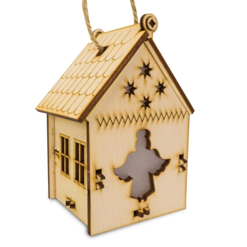 Deku - Latarenka Świąteczna drewniana Lampion na lampkę LED 7x10x6 cm 5.jpg