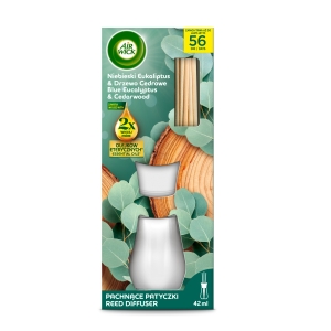 Air Wick Patyczki zapachowe Niebieski Eukaliptus & Drzewo Cedrowe 42ml