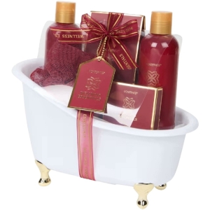 Zestaw podarunkowy kosmetyków SPA Dla Kobiety wellness w wanience 6 el