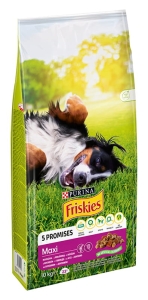 Friskies MAXI 5 Promises Karma dla dorosłych psów powyżej 25kg wołowina 10 kg 