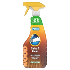 PRONTO WOOD SHINE&CLEAN PŁYN DO CZYSZCZENIA POWIERZCHNI DREWN 0.5L BEZ SMUG