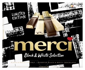 Merci Black & White Selection kolekcja czekoladek 240 g
