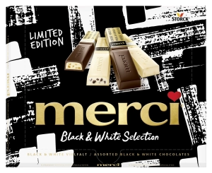 Merci Black & White Selection kolekcja czekoladek 240 g