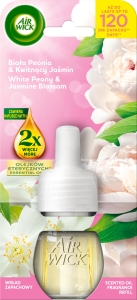 Air Wick Wkład Elektryczny Biała Peonia i Jaśmin 19ml do 120 dni świeżości