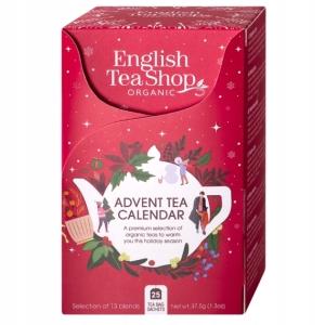 2026 English Tea Shop kalendarz adwentowyZ HERBATAMI  25 saszetek