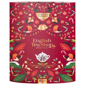 Kalendarz adwentowy English Tea Shop ekologiczny 25 saszetek