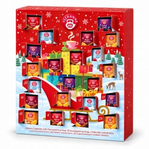 TEEKANNE Advent Calendar Kalendarz Adwentowy z herbatami 2026 24szt