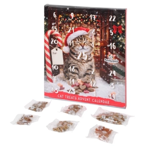 Przysmaki dla kotów Purrfections kalendarz adwentowy dla pupila kota 155 g
