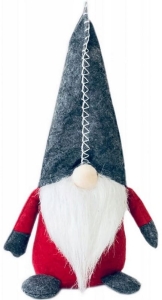 Skrzat gnom krasnal wariant męski 36 cm czerwony