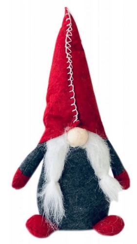 Skrzat gnom krasnal wariant damski 36 cm szary.JPG
