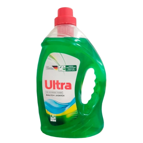 ULTRA Żel do prania tkanin BIAŁYCH I JASNYCH  2,2 l 40prań