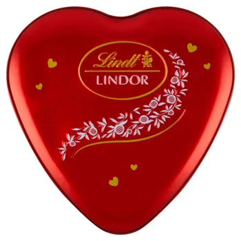 Czekoladki na Walentynki Lindt LINDOR Serce praliny czekolada mleczna 50g – zdjęcie 5