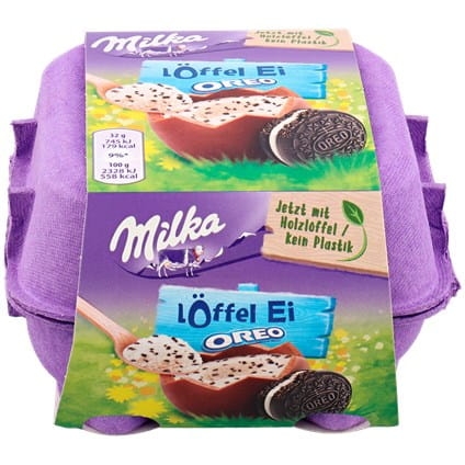 Jajka Wielkanocne z łyżeczką Milka Oreo 4 x 32 g