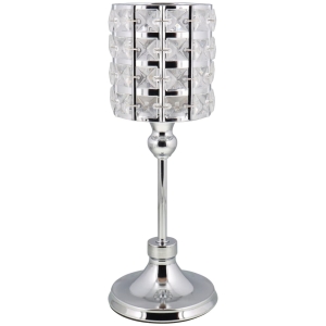 Świecznik  dekoracyjny Lampion na świece tealight srebrny 