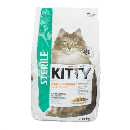 KITTY Sterile Sucha Karma Dla Kota z kurczakiem 1,8kg.jpg