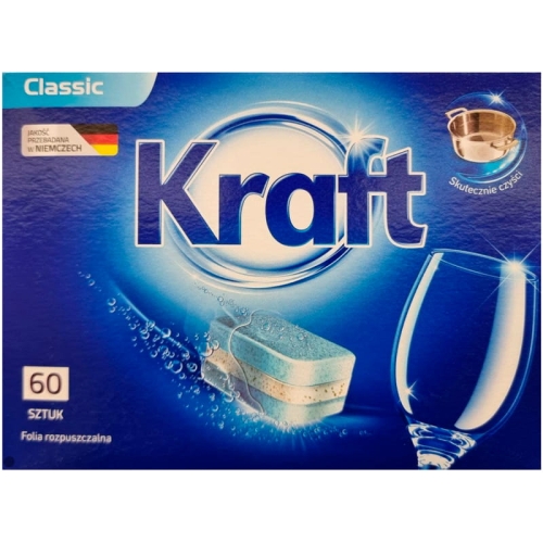 Kraft Tabletki do zmywarki Classic 60 szt. 840g.jpg