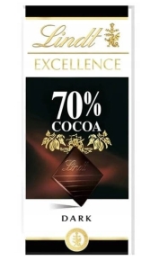 LINDT EXCELLENCE Gorzka czekolada 70%  Kakao 100g