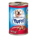 Karma mokra dla psa PUFFI z wołowiną puszka 415g.jpg