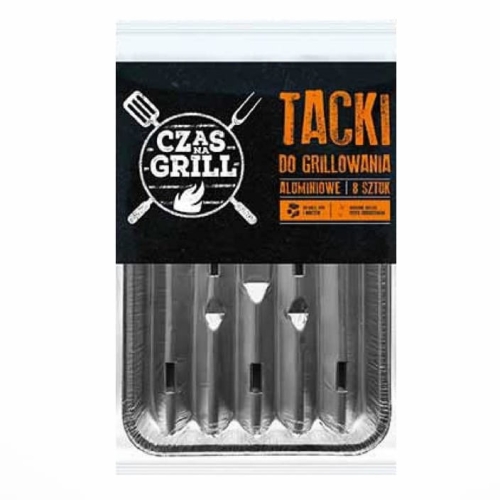 Tacki aluminiowe do grillowania Czas na Grill 8 szt..jpg