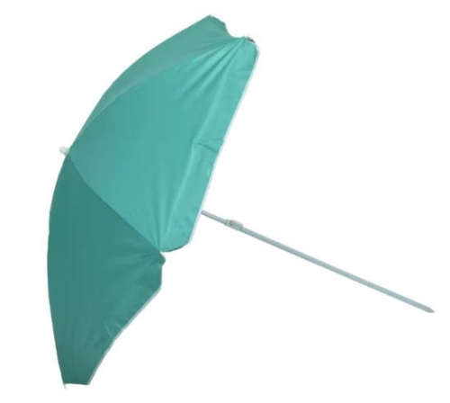 Parasol słoneczny Ø 140 x 175 cm turkusowy.JPG