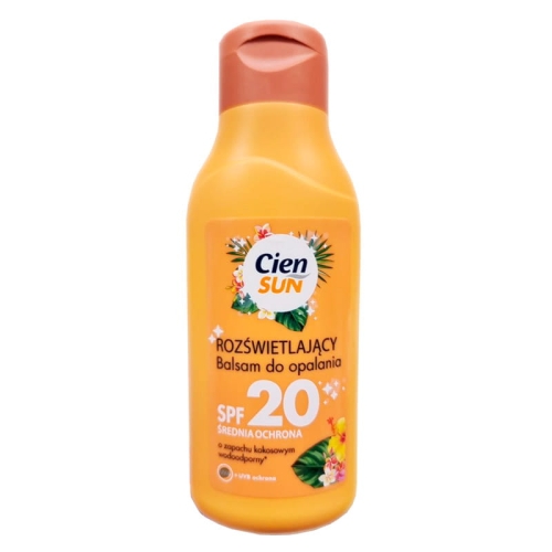 Cien Sun Rozświetlający balsam do opalania SPF20 250 ml.jpg