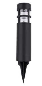 Solarna lampa ogrodowa 7,2 x 30 cm czarna