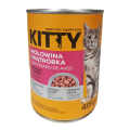 Karma mokra dla kota Kawałki w sosie z wołowiną i wątróbką 415g Kitty.png