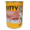 Karma mokra dla kota Pasztet z wątróbką drobiową 400g Kitty.png