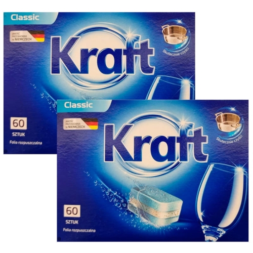 Kraft Tabletki do zmywarki Classic 2x60 szt. 840g.jpg