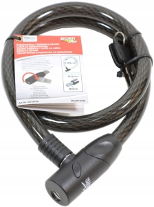 Grube Zapięcie Rowerowe Linka 100 cm zamek kablowy