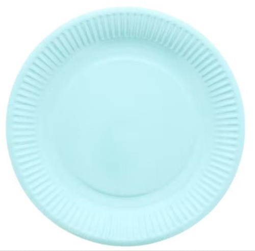 Papierowe talerze do grillowania 10 szt. Niebieskie.JPG