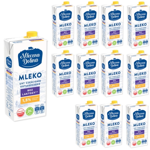 Mleko UHT BEZ LAKTOZY 1,5% Polskie Mleczna Dolina 12x1L.jpg