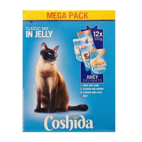 Karma mokra dla kota w Galaretce 12x100 Coshida Mega Pack.jpg