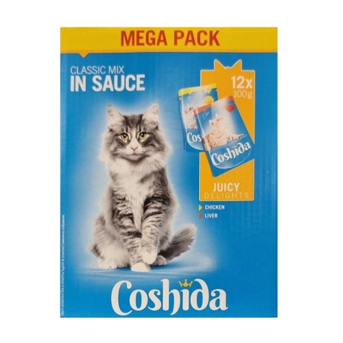 Karma mokra dla kota w Sosie 12x100 Coshida Mega Pack.jpg