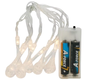 Zimowy łańcuch świetlny LED Sople 165 cm