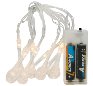 Zimowy łańcuch świetlny LED Sople 165 cm