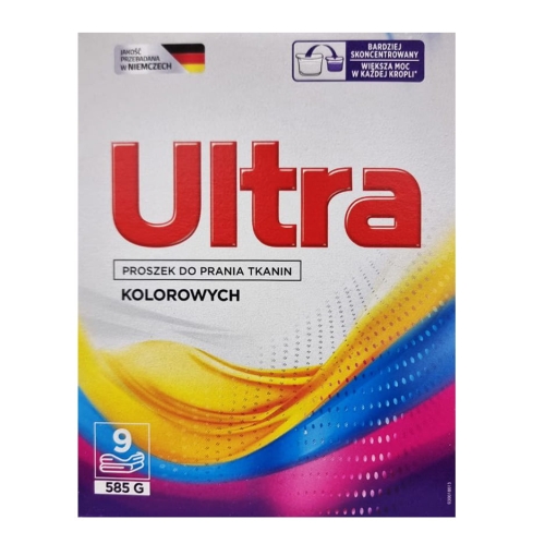 ULTRA Proszek do prania tkanin  KOLOROWYCH 585g 9 prań.jpg