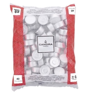 Podgrzewacze świeczki  Candra 40 szt 8h tealight