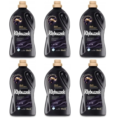 Kłębuszek Black Płyn do prania czarnych tkanin  6 x 1,82l