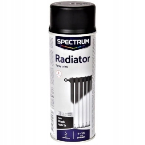 Farba do grzejników w sprayu Spectrum 400 ml Czarna