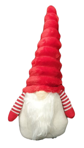 Gnom z filcu czerwony 25cm.png
