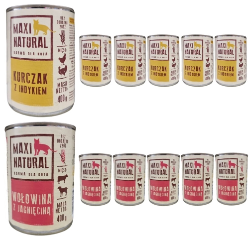 Maxi Natural Karma dla kota Mix smaków 12x400g.jpg