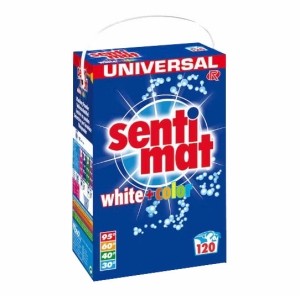 Proszek do prania Sentimat Biały Kolor 120 prań 8 kg