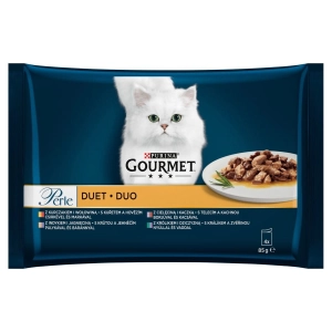 Gourmet Perle Karma dla kotów duet 340 g 4 x 85 g