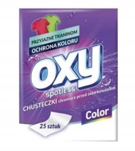 Oxy Spotless chusteczki do prania przeciw farbowaniu 25sztuk