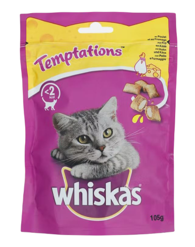 Whiskas Temptations Przysmak dla kota kurczak 105g.png