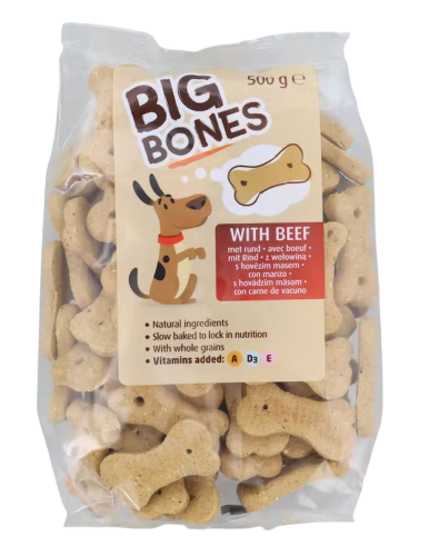 Przekąska dla psa kostki z wołowiną  Mr. Miller 500 g.png